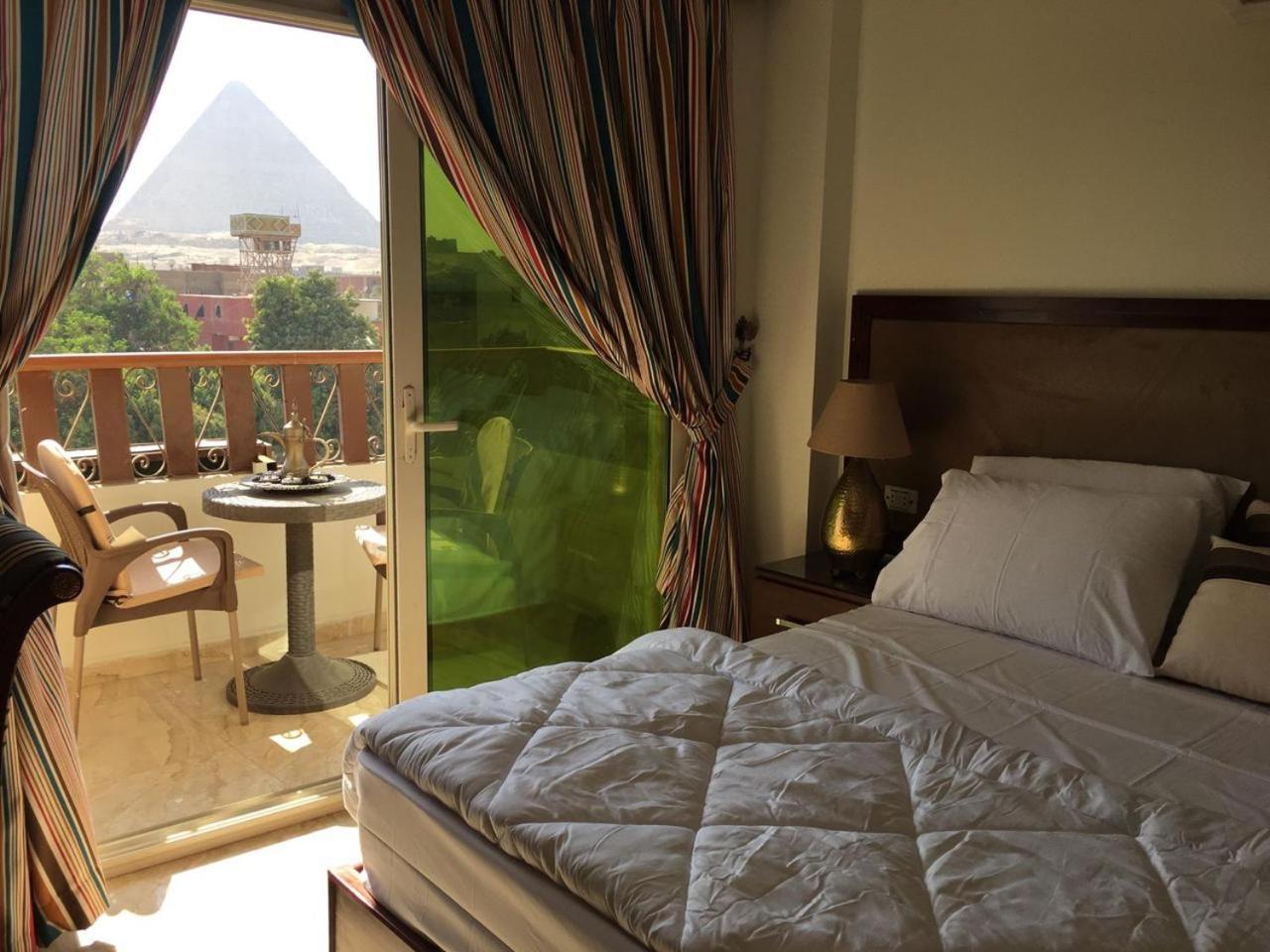 El Aida Pyramids View Hotel Kafret el-Gabal Eksteriør bilde