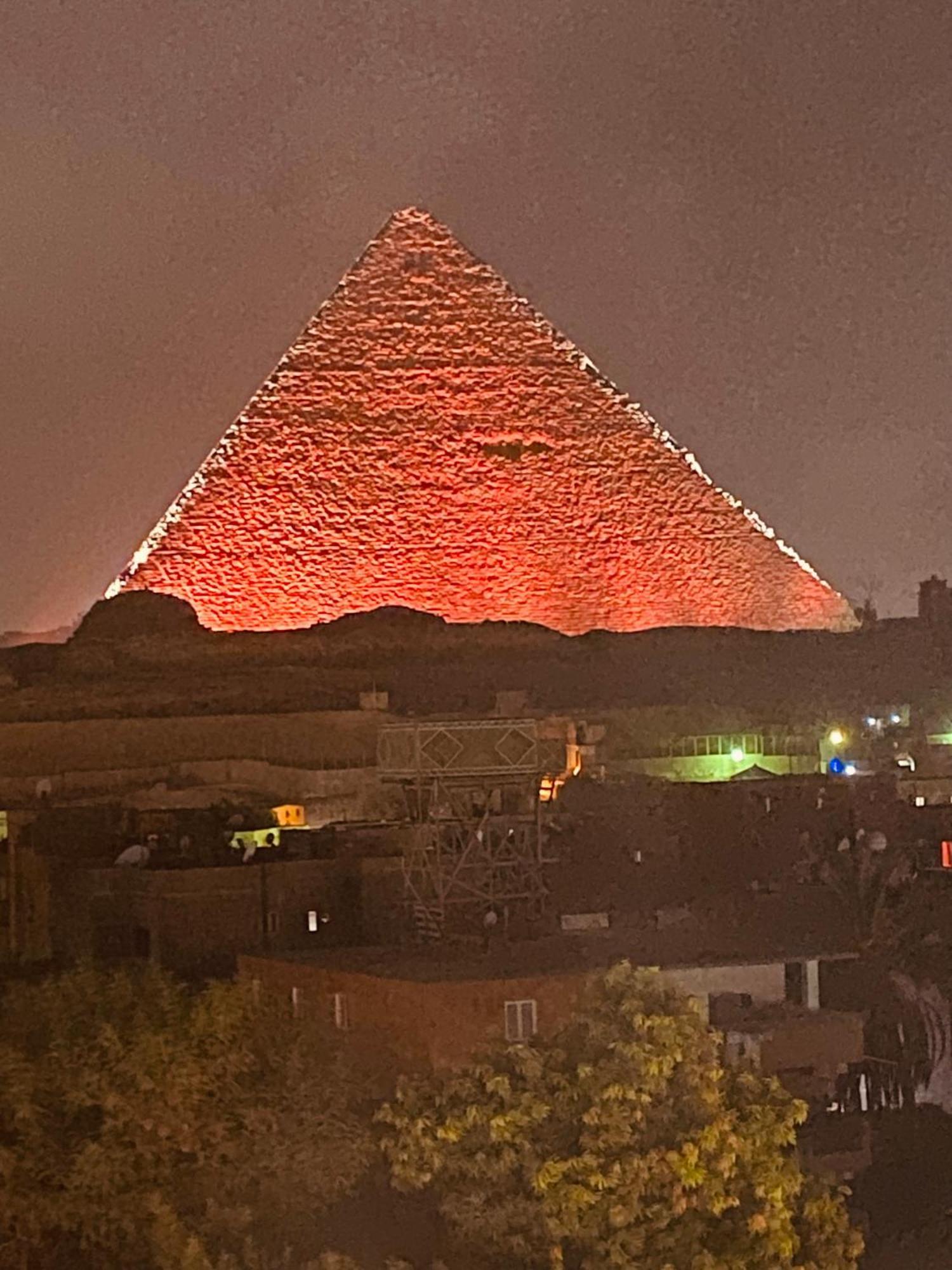 El Aida Pyramids View Hotel Kafret el-Gabal Eksteriør bilde