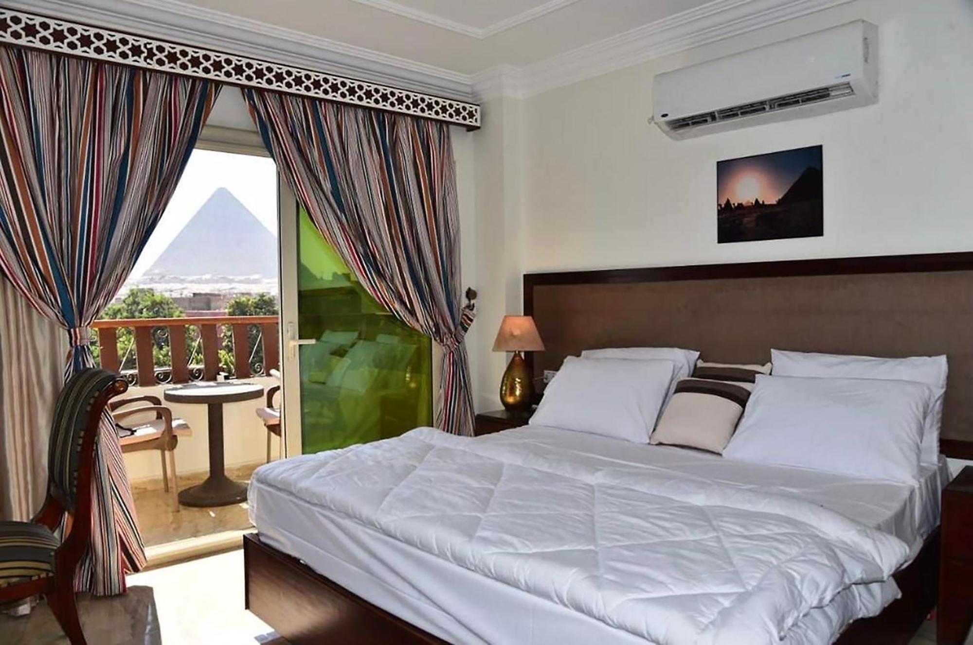 El Aida Pyramids View Hotel Kafret el-Gabal Eksteriør bilde