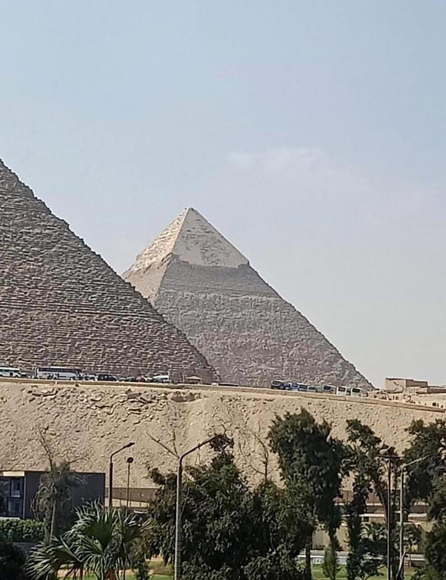 El Aida Pyramids View Hotel Kafret el-Gabal Eksteriør bilde