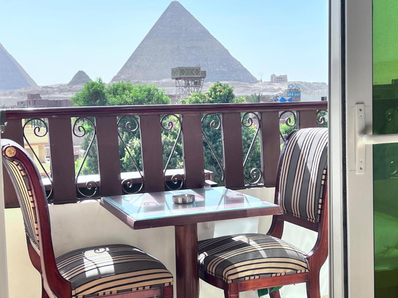 El Aida Pyramids View Hotel Kafret el-Gabal Eksteriør bilde