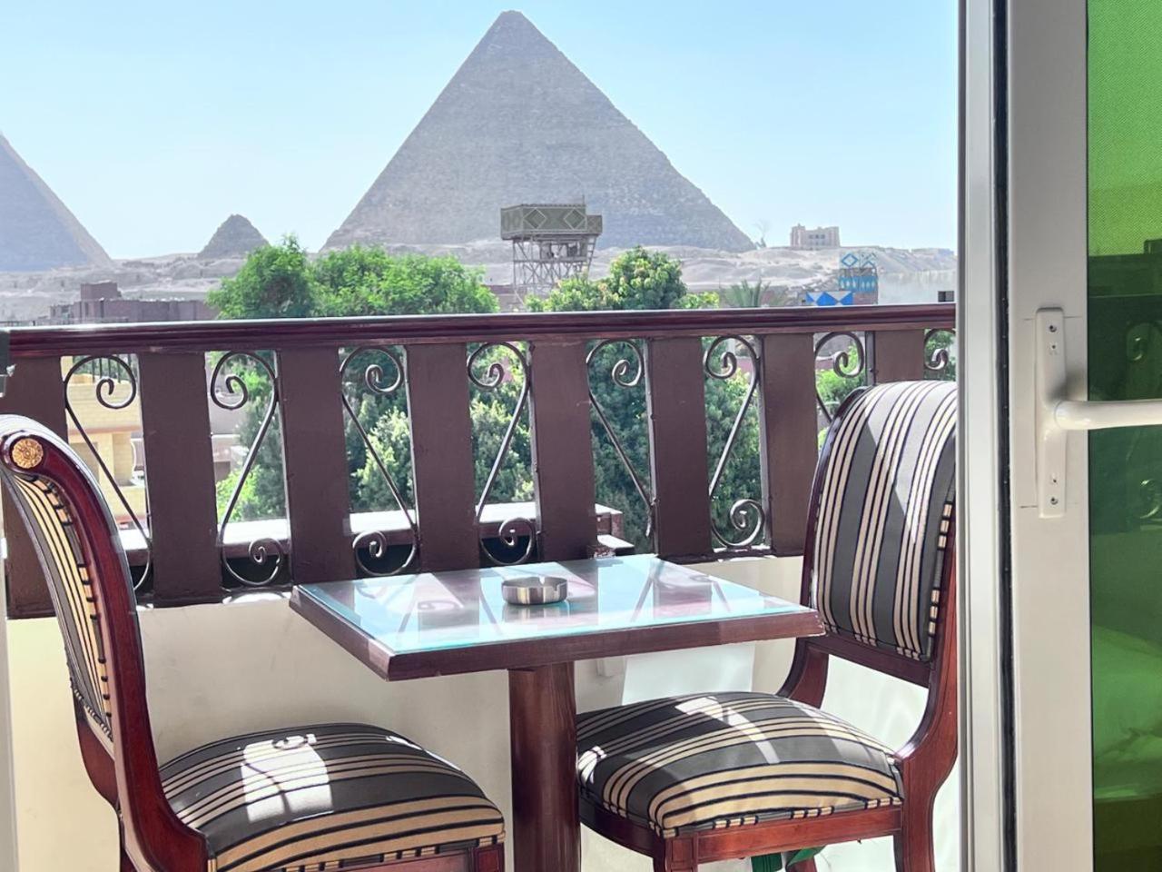 El Aida Pyramids View Hotel Kafret el-Gabal Eksteriør bilde